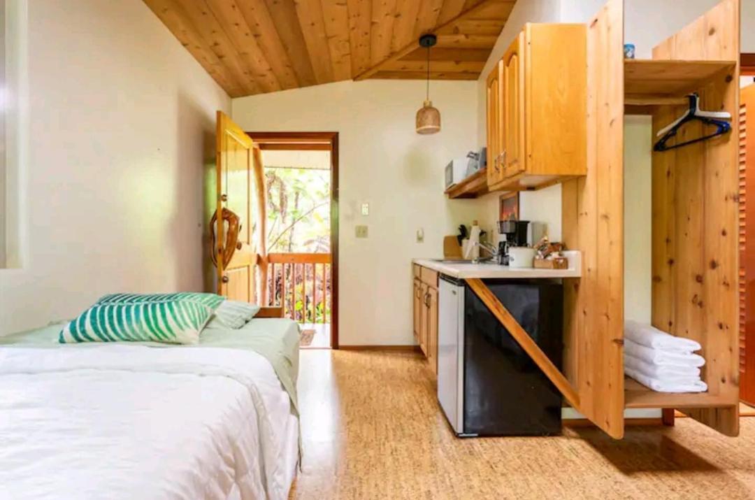 Ferienwohnung Kilauea Iki- Hale Kumu La'Au Volcano Exterior foto