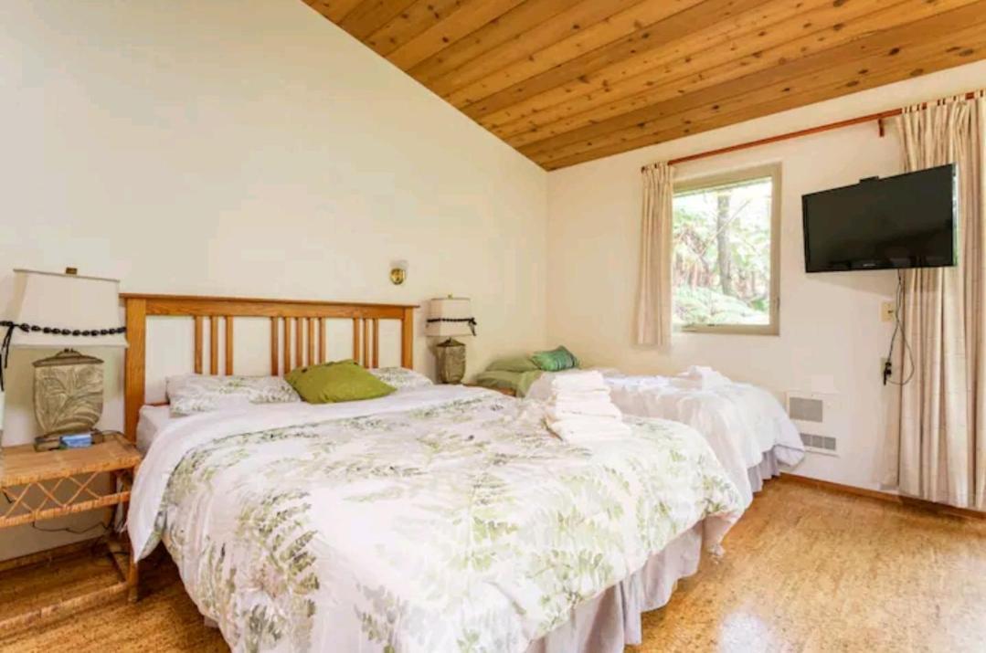 Ferienwohnung Kilauea Iki- Hale Kumu La'Au Volcano Exterior foto